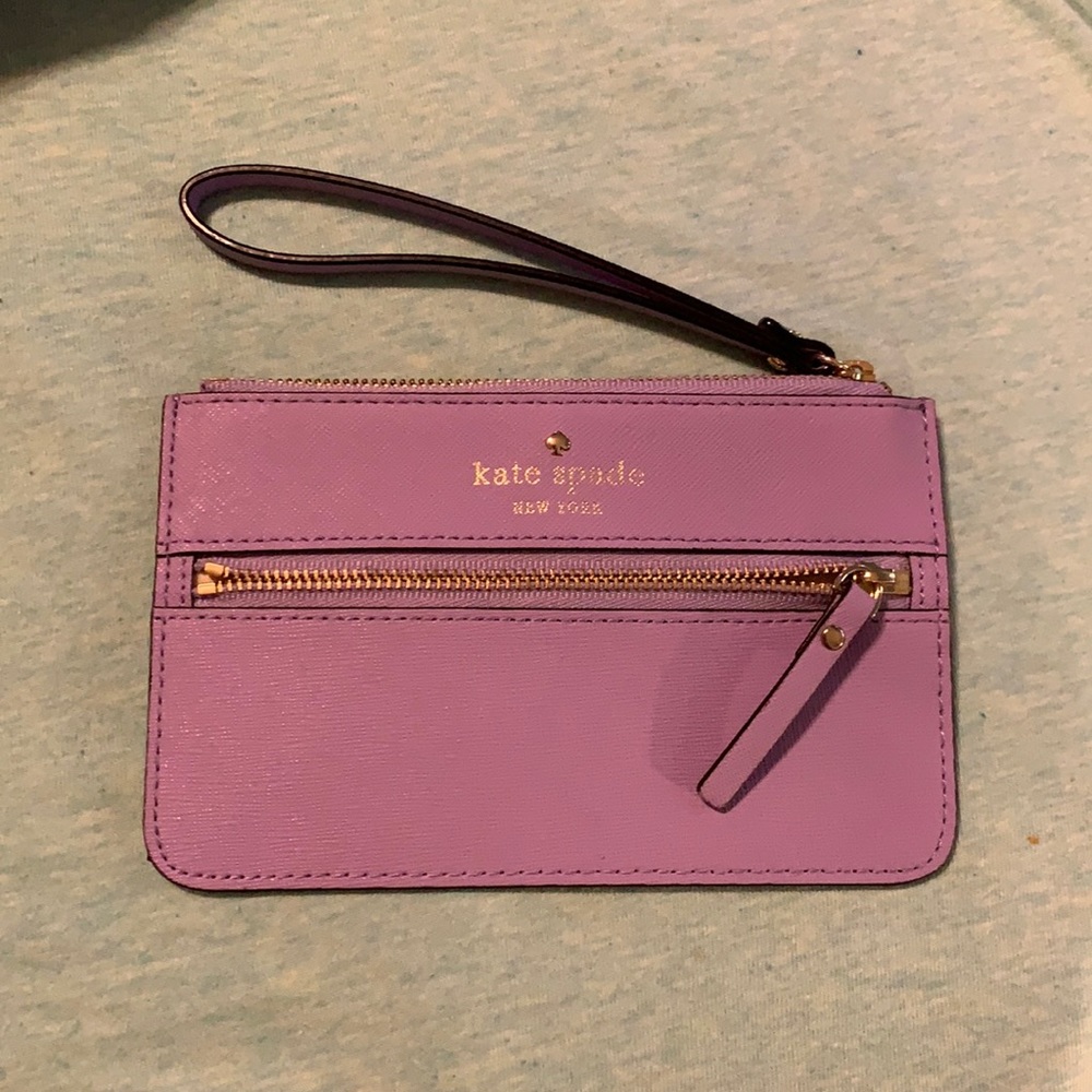 Lavender Kate Spade clutch/wristlet, brand new